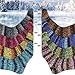 Produktbild 8 x 150g Merino Sockenwolle Paket Online Supersocke 336 Nordic Color, 1,2 kg dicke Sockenwolle 8-fädig, 8ply, zum Stricken oder Häkeln
