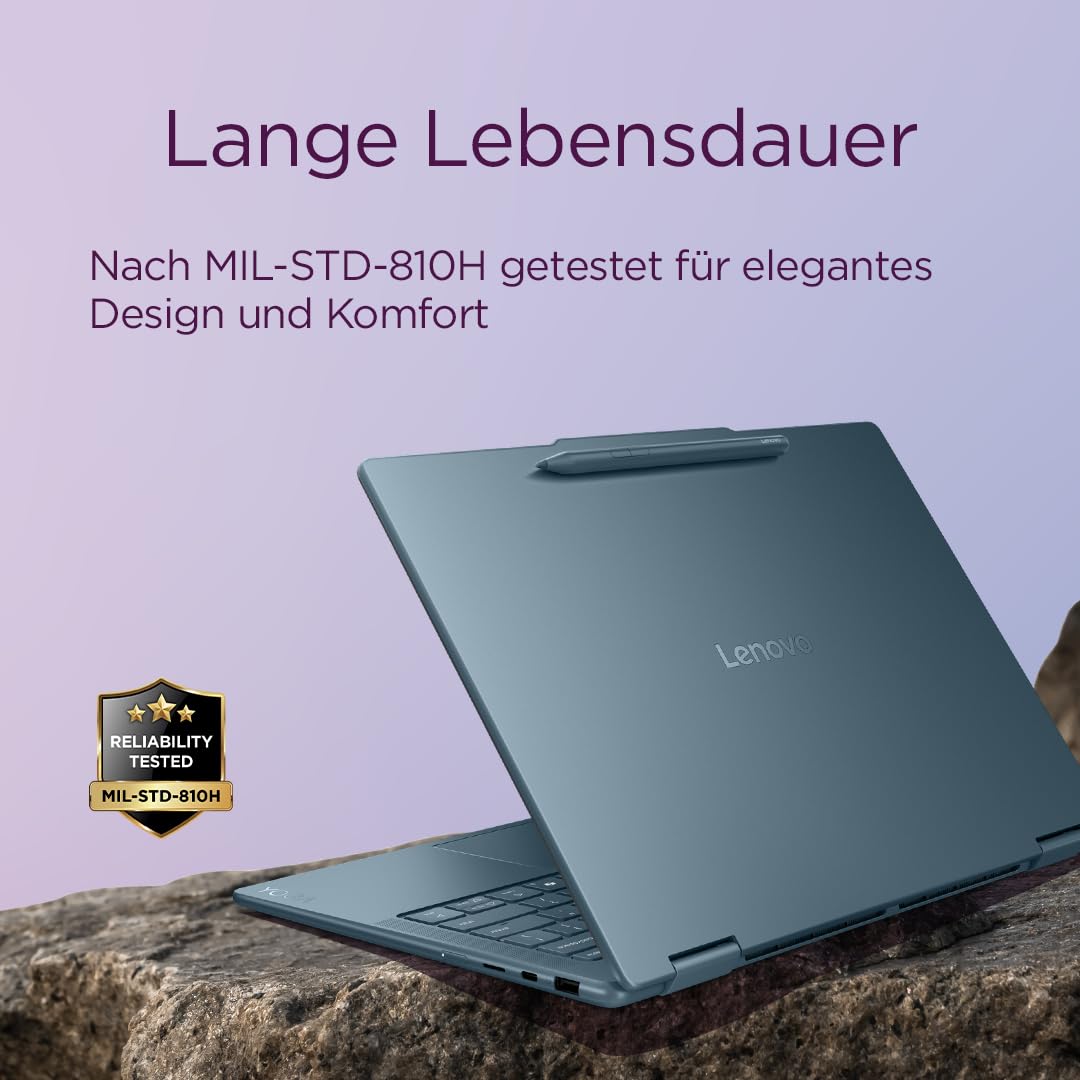 Lenovo Yoga 7 2in1 Laptop 14" WUXGA OLED AMD Ryzen AI 7 350 16GB RAM 512GB SSD AMD Radeon 860M Win11 QWERTZ Tidal Teal