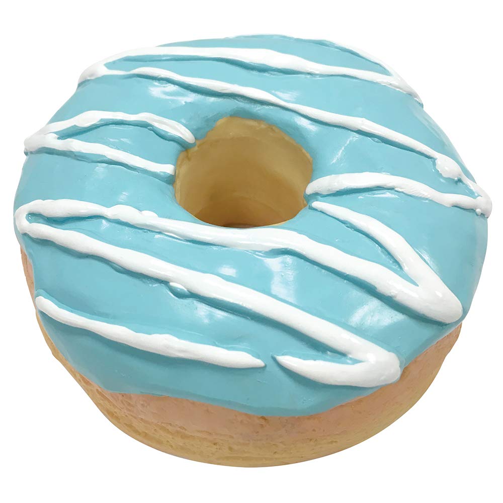 FouFou Dog 87040 Donut Chew Toy - Juguete para Perros, Color Azul