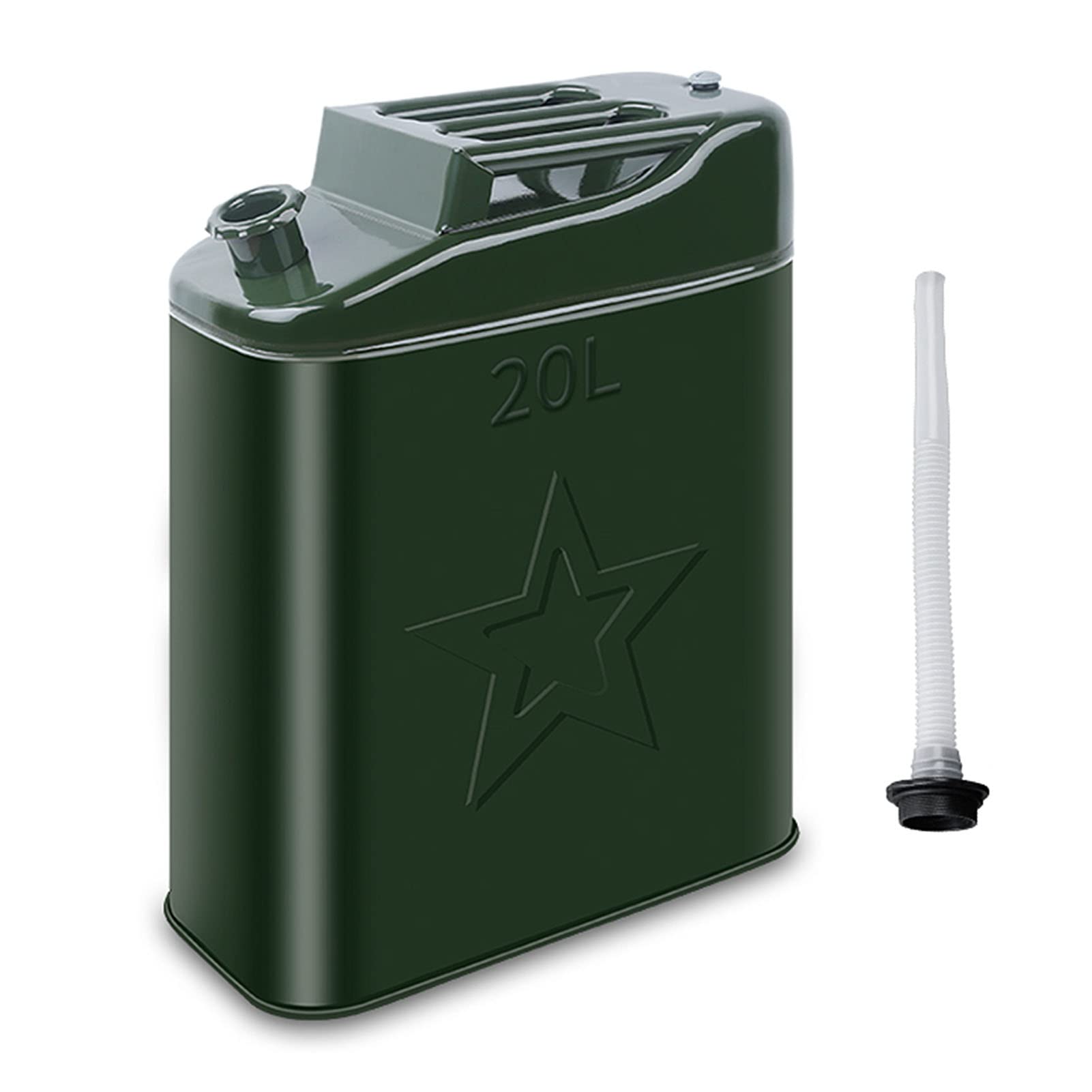 Conteneur diesel et essence en acier vert ultra robuste 20 L