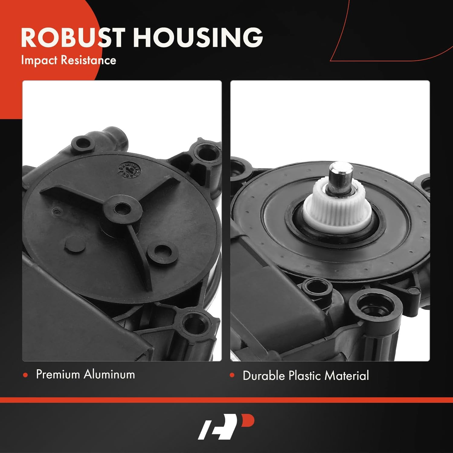 A-Premium Front Left Driver Side Power Window Lift Motor Compatible with Hyundai Sonata Hybrid 2011-2015, Hybrid Submodel Only, with 6-Pin, Replace# 824503S011, 82450-3S011