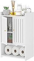 HAYOFAMY 4-Tier Wall Mounted Bathroom Storage Cabinet with Door - Medicine Organizer Shelf for Kitchen, Entryway, Small Spaces