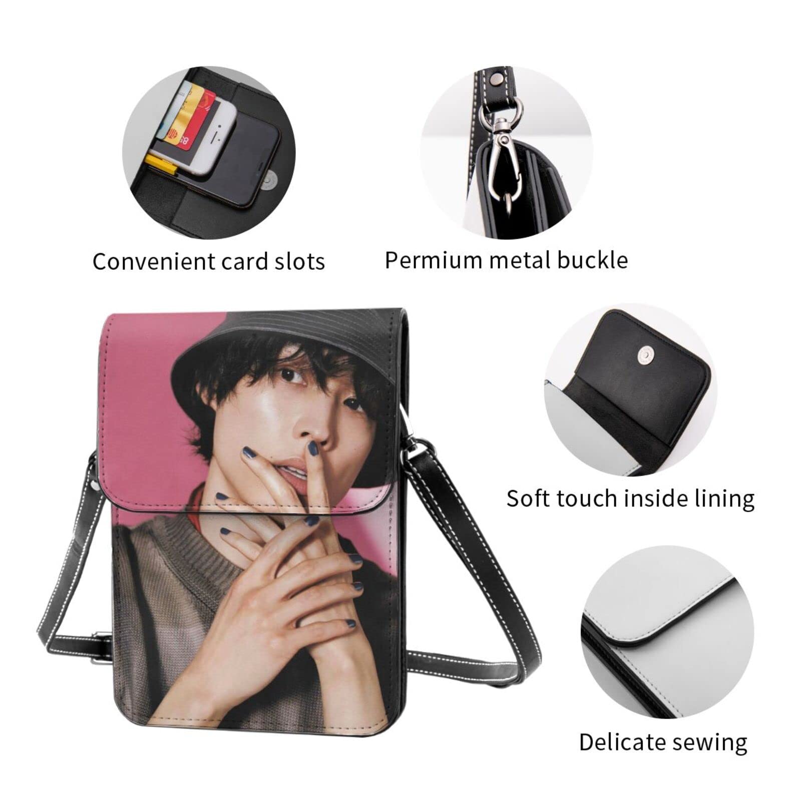 Amazon.co.jp: 松村北斗2 人気 斜め掛けバッグ 携帯電話用ポーチ 大