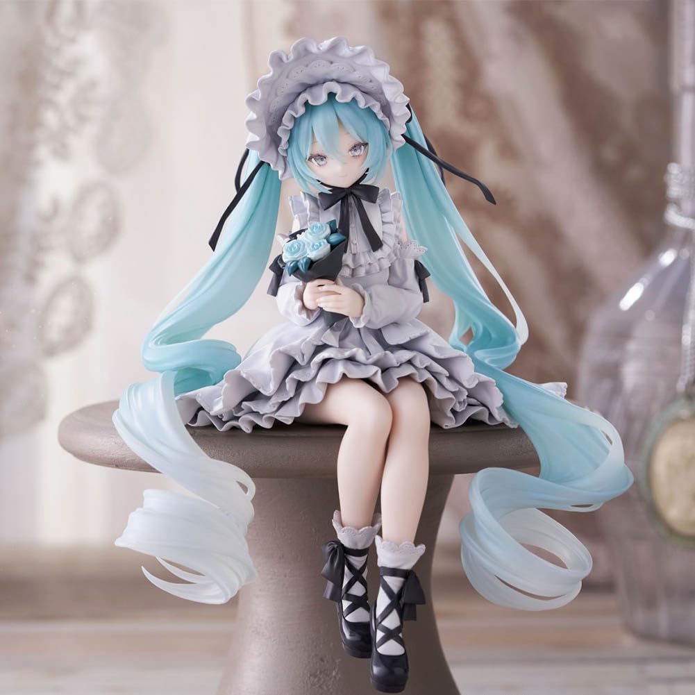 Zhongkaihua 2 statuette Miku in vestito, modello di statua in PVC, Miku, statuetta decorativa, 14/18 cm, regalo per gli appassionati di anime