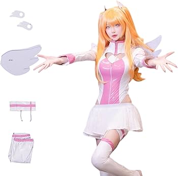 Amazon | 2.5次元の誘惑 天乃リリサ リリエル コスプレ衣装 天使 羽