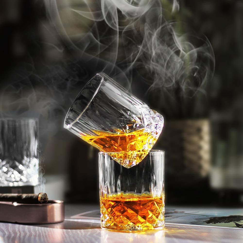 ANKUL Whiskey Glasses - Set of 4 -5