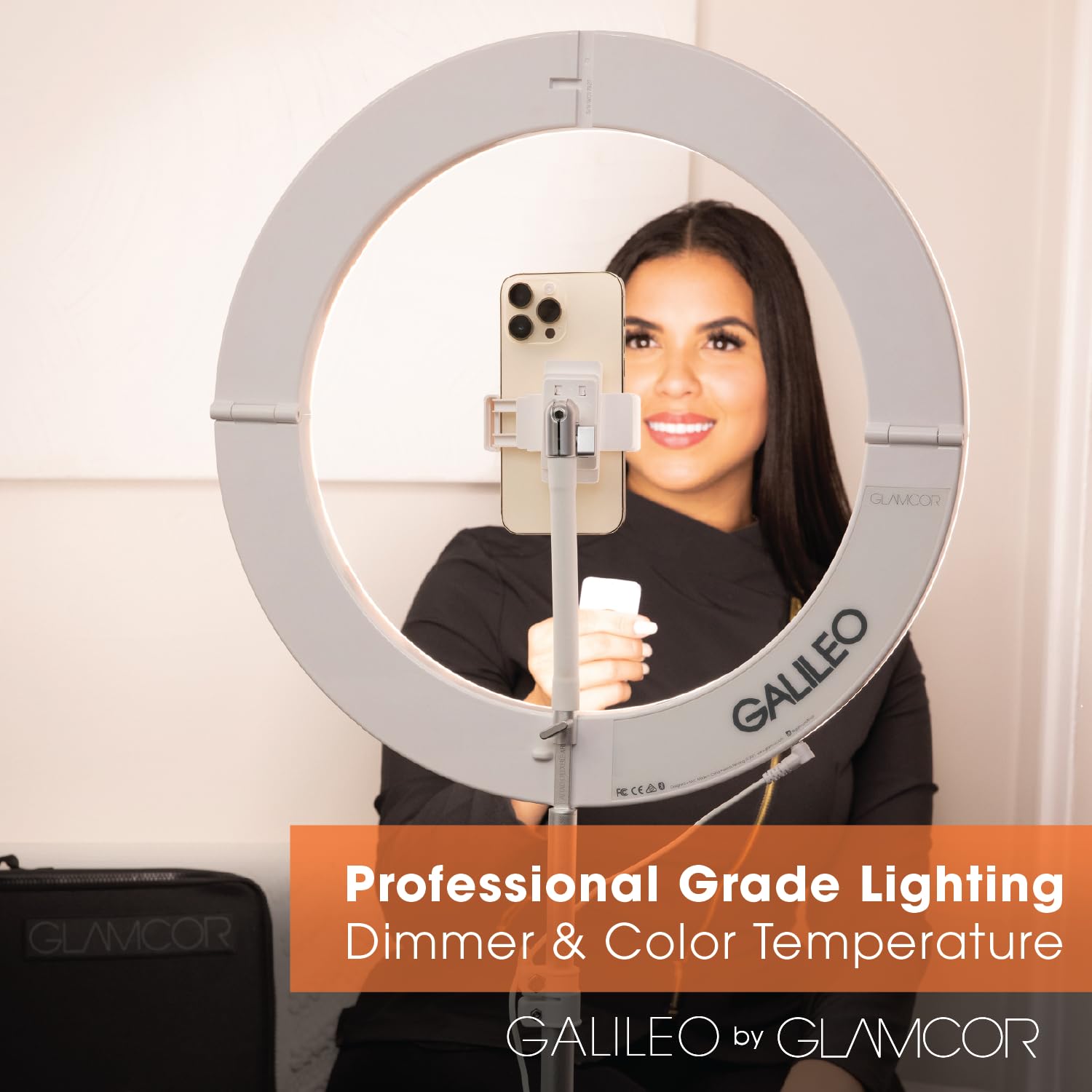 Amazon.com : GLAMCOR Galileo Portable Ring Light Kit | 18