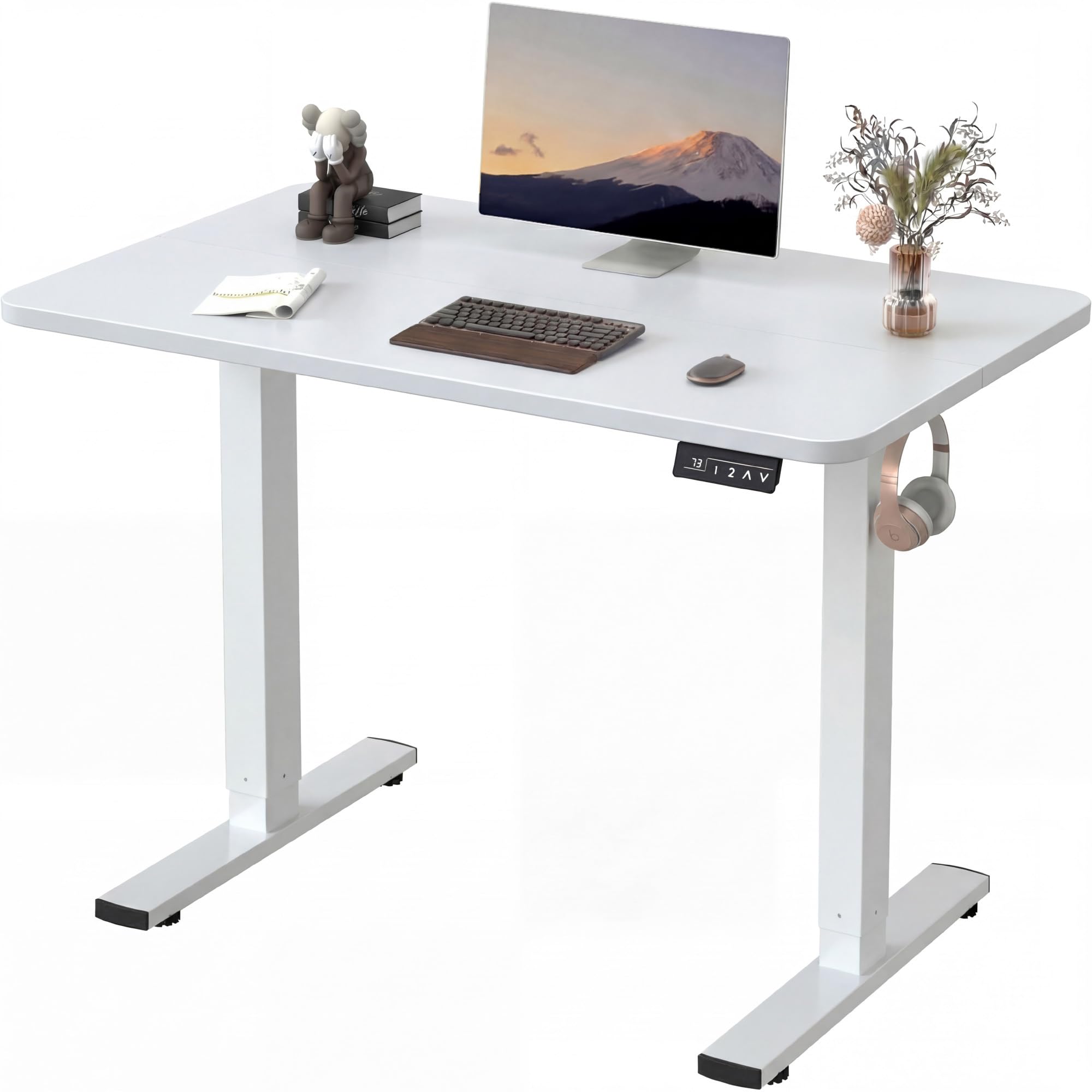 Amazon.com: Furmax Electric Height Adjustable Standing Desk Large