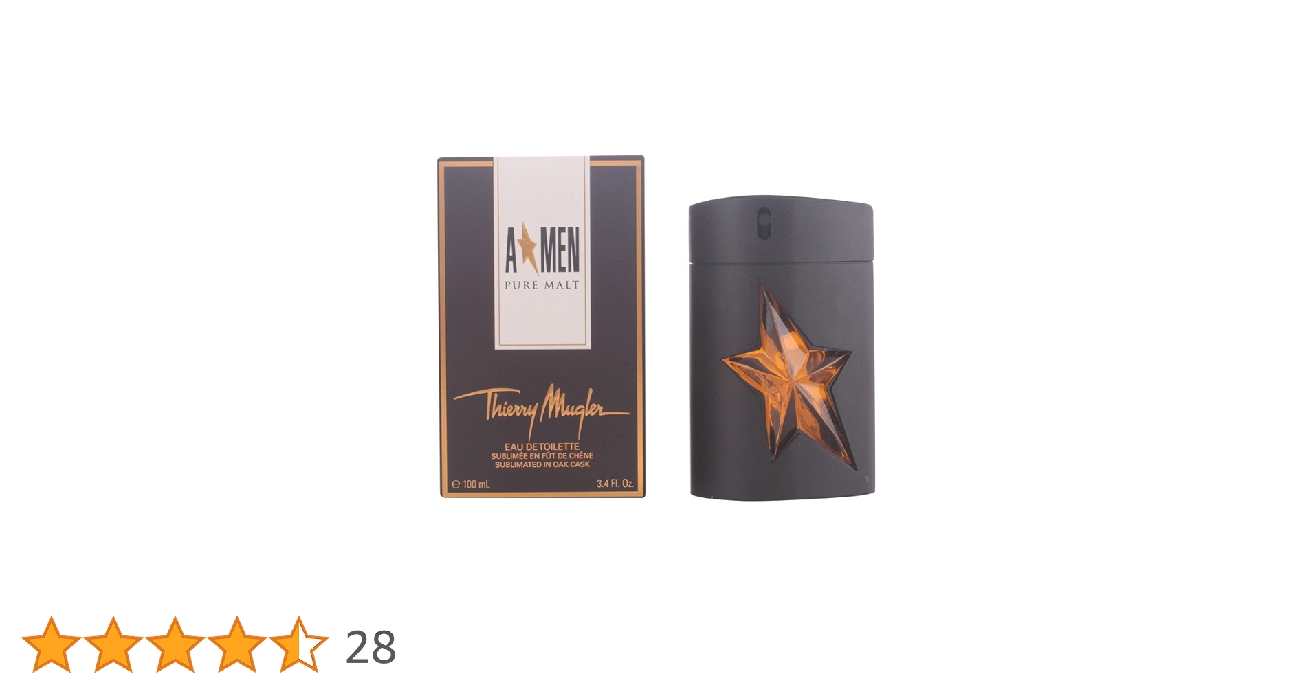 A Men Pure Malt by Thierry Mugler 100ml Eau de Toilette : Amazon