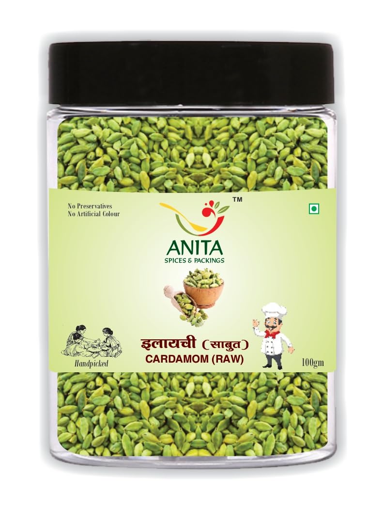 ANITA SPICES & PACKINGS Bold Green Cardamom Whole | Bold Elaichi Green | No Artificial Colours or Preservatives (250, Grams) (B0DC4H58PL) Amazon Price History, Amazon Price Tracker
