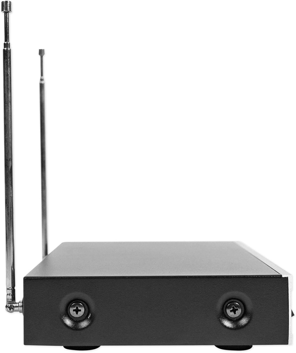 Rockville RWM1202VH VHF Wireless Dual HandHeld Microphone System/Metal Receiver : Musical Instruments