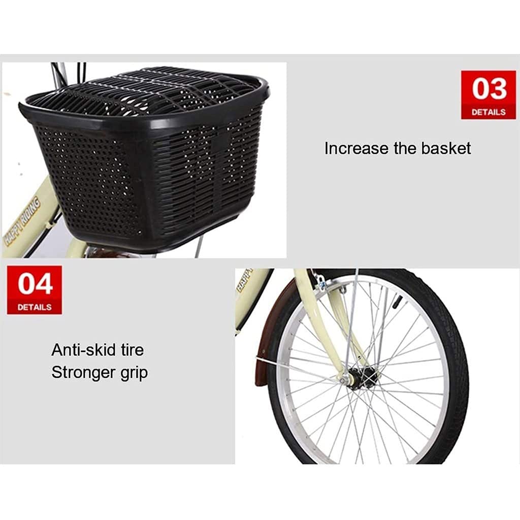 Amazon | 三輪自転車、大人用三輪車 転倒防止 大人用トライク 20インチ