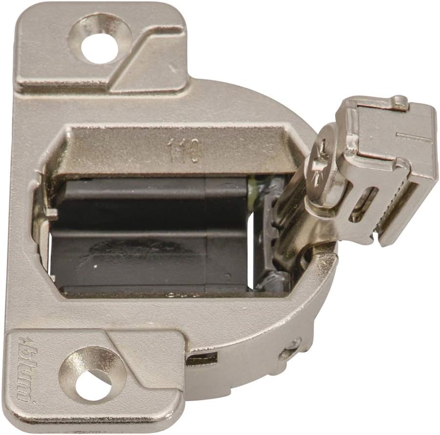 Blum 33.3600 110 Degree Compact 33 Hinge Cup with 1 1/2 Overlay mounting Plate (Part# 130.1150.02) Pack of 2 Sets