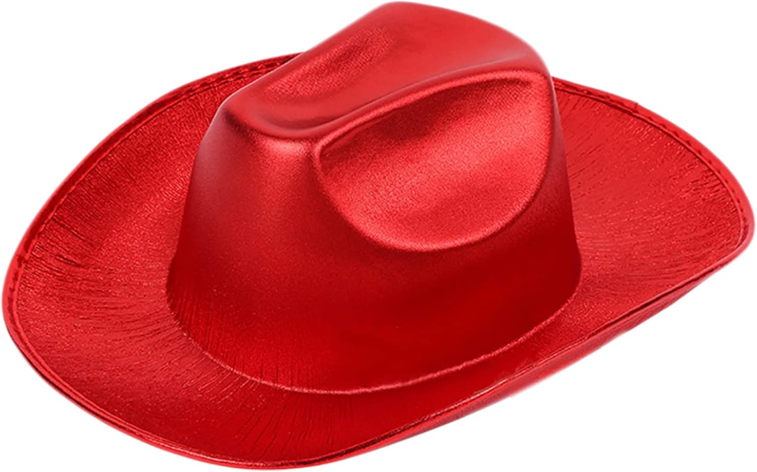 Sparkly Cowboy Hat Reflective Cowgirl Hat for Party Club Stage Costume Accessories for Adults