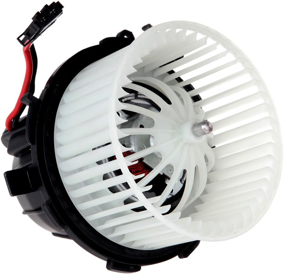 cciyu HVAC Heater Blower Motor with Wheel Fan Cage 615-50171 Air Conditioning AC Blower Motor fit for 2009-2012 A4 /2008-2012 A5 /2009-2016 Q5 /2009-2012 S4 /2008-2012 S5