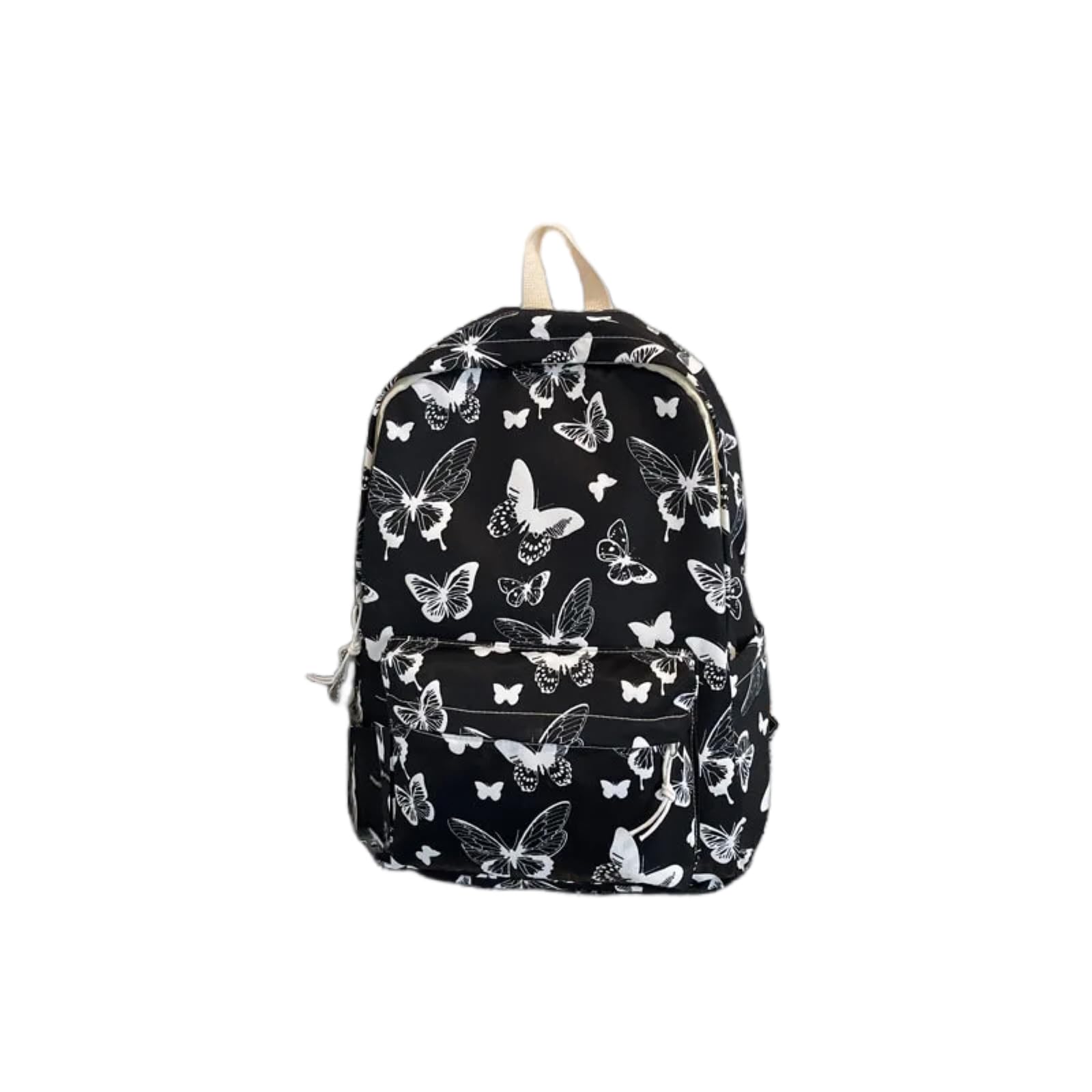plecak modny wzór motyl kobiety studenci szkolny Book Storage And Travel Organizer -niebieski