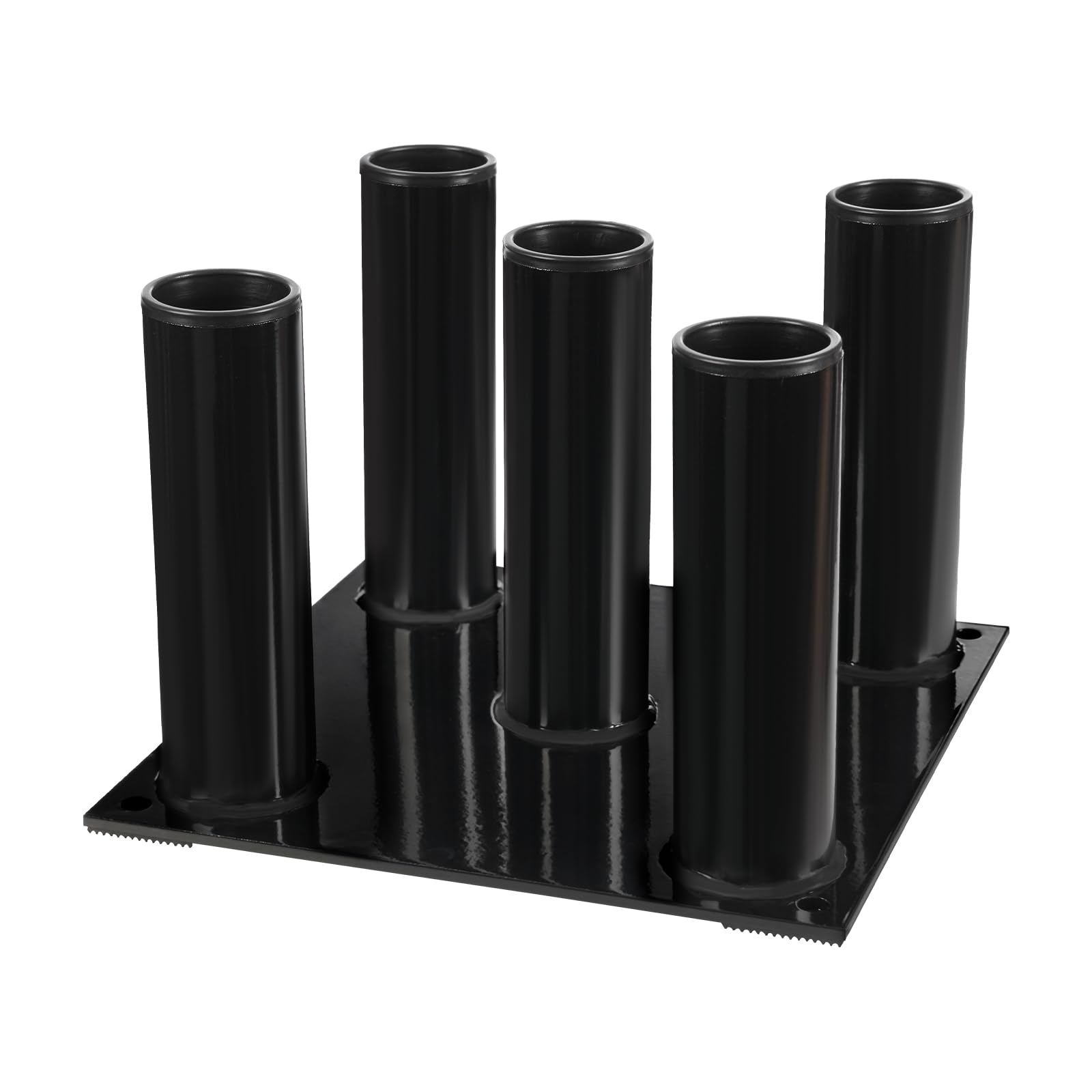 Soporte vertical para pesas con 5 tomas, diámetro de 2 pulgadas, acero