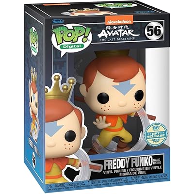 Funko POP! Digital Freddy as Aang NFT Release Exclusive Physical Pop