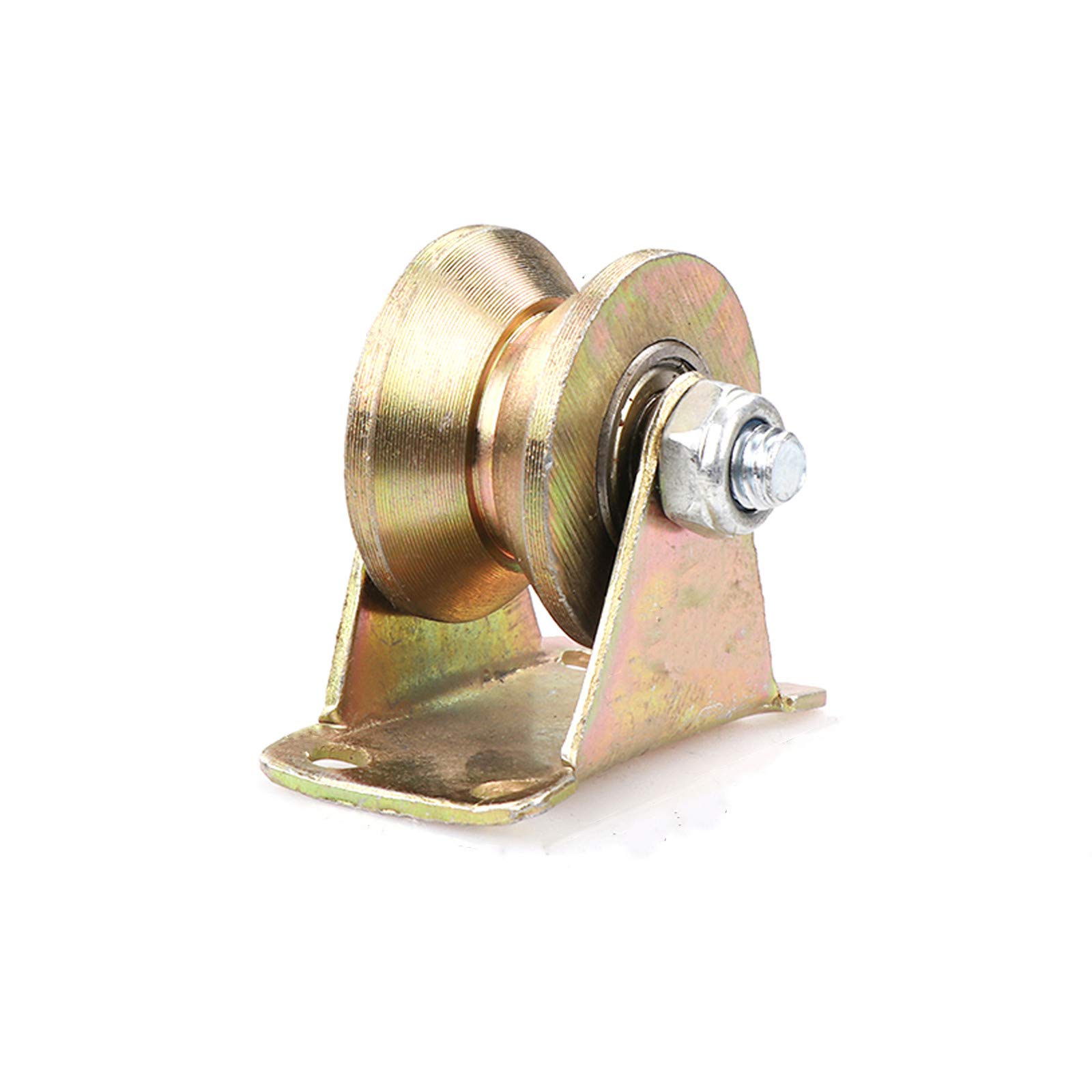 Rouleau de porte coulissante en V LUNEZY 32 mm pour rail inversé