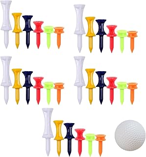 WMYDYFDC 30 Pcs Durable Plastic Golf Tees