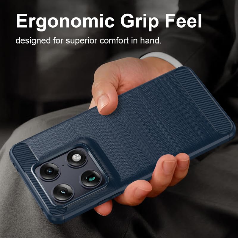 Image of Basic Case for Moto Edge 70 Ultra 5G (Carbon Fibre Blue)