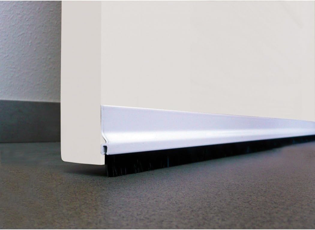 Burcasa - Adhesive weatherstrip Aluminium 92 cm. White