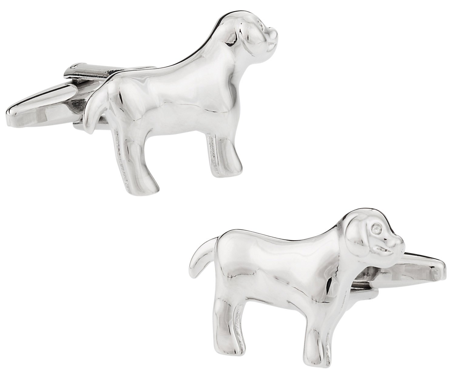 Cuff-Daddy Dog Cufflinks Golden Retriever or Lab with Presentation Box - Cute Dog Cufflinks