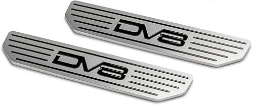 DV8 Offroad Placas de umbral de puerta para Wrangler JL 2018-actual y Gladiator JT 2020-actual Par trasero Grabado con logotipo DV8 Construcción