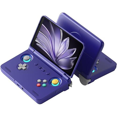 Retroid Pocket Flip 2 Retro Game Console, 5.5" AMOLED 1080P Display, Hall Effect Sticks, 5000mAh Battery, Portable Android Handheld (GC)