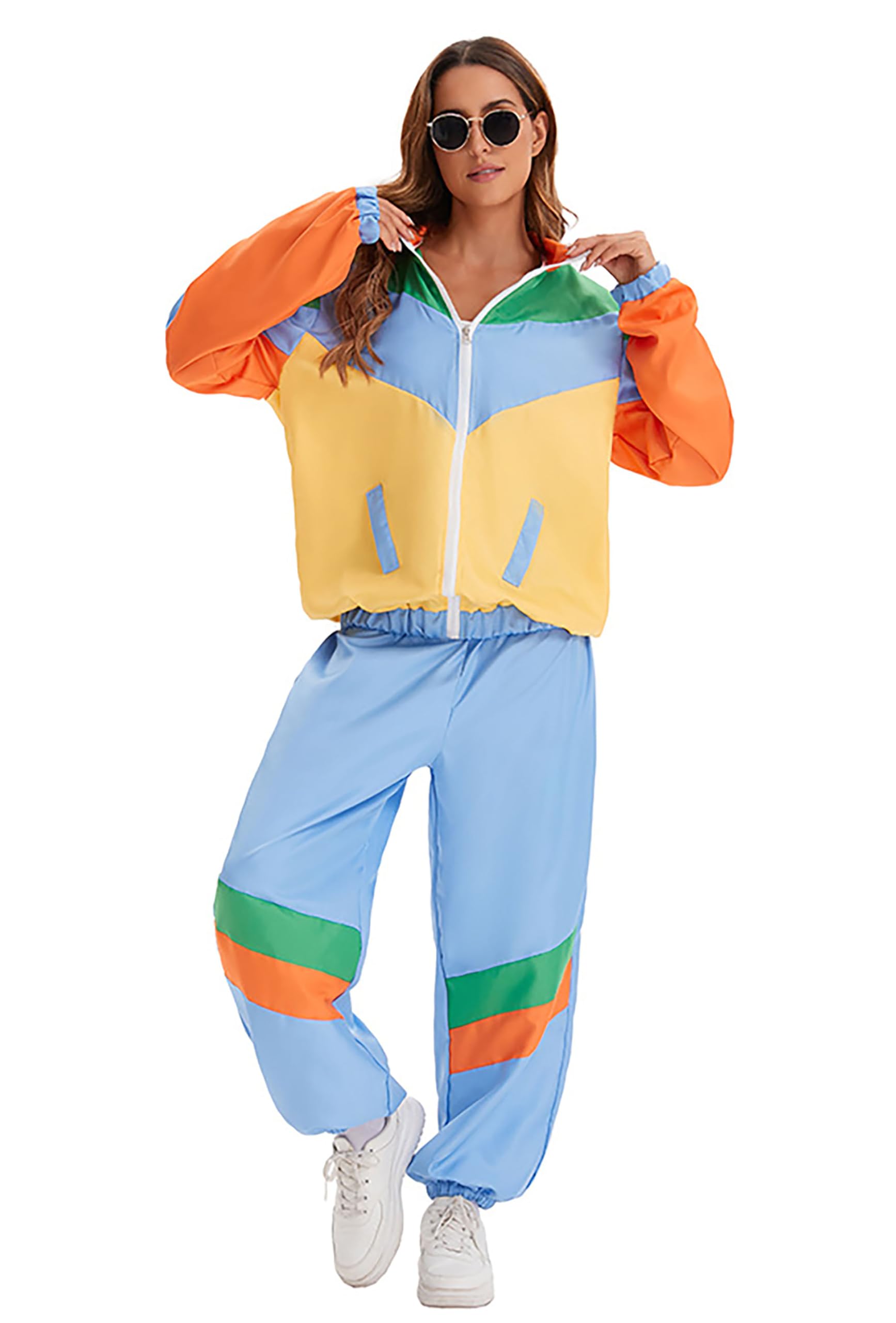 80s Costume Women's Tracksuit Disco