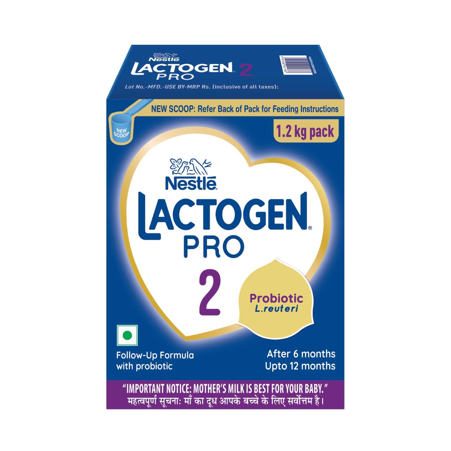 Lactogen Pro 2 Powder, Follow-Up Formula with Probiotic, Infant, After 6 Months Up to 12 Months, Bag-in-Box Pack, 1.2Kg (3 Units*400g)-picture-10