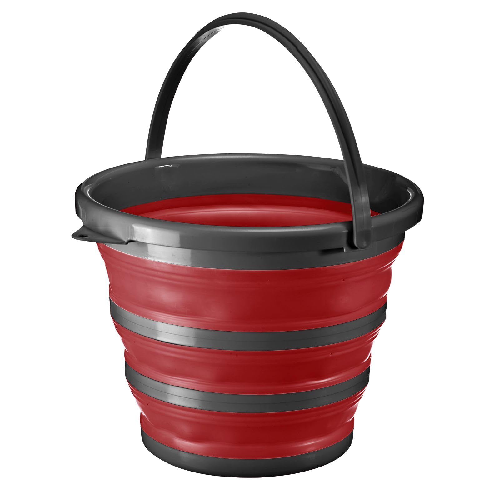 Bacinella Pieghevole Bucato Multiuso con Manici 9 Litri Bacinella Salva Spazio Cesta Pieghevole Catino Secchio Portabiancheria Plastica e Silicone Bacino Cesto Verdure per Campeggio Casa Picnic Camper