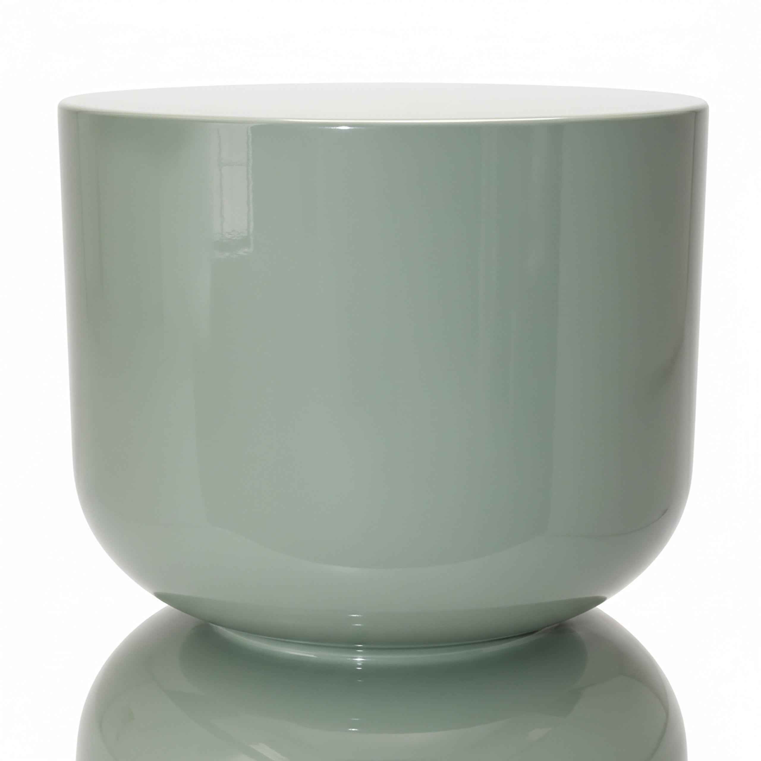 Relaxdays Tavolino & Sgabello, Design a Clessidra, Oggetto Decorativo per Soggiorno, HxD: 46 x 36