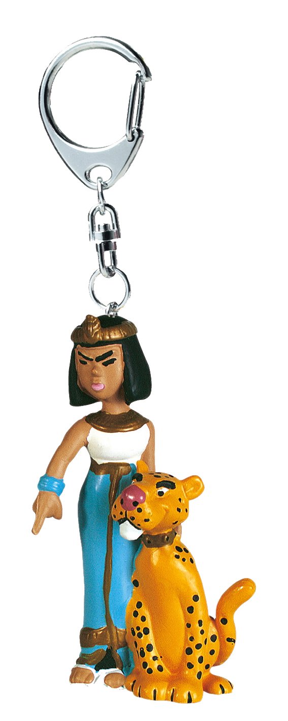 Plastoy SAS PLA60413 Asterix Kleopatra Mit Leopard Key Chain