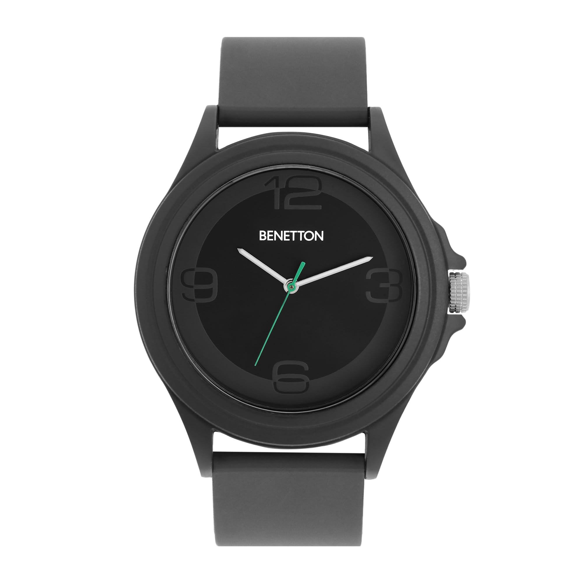 UNITED COLORS OF BENETTON Men Black Round Resin Dial Analogue Watch- UWUCG0308 (B0CP8884GJ) Amazon Price History, Amazon Price Tracker
