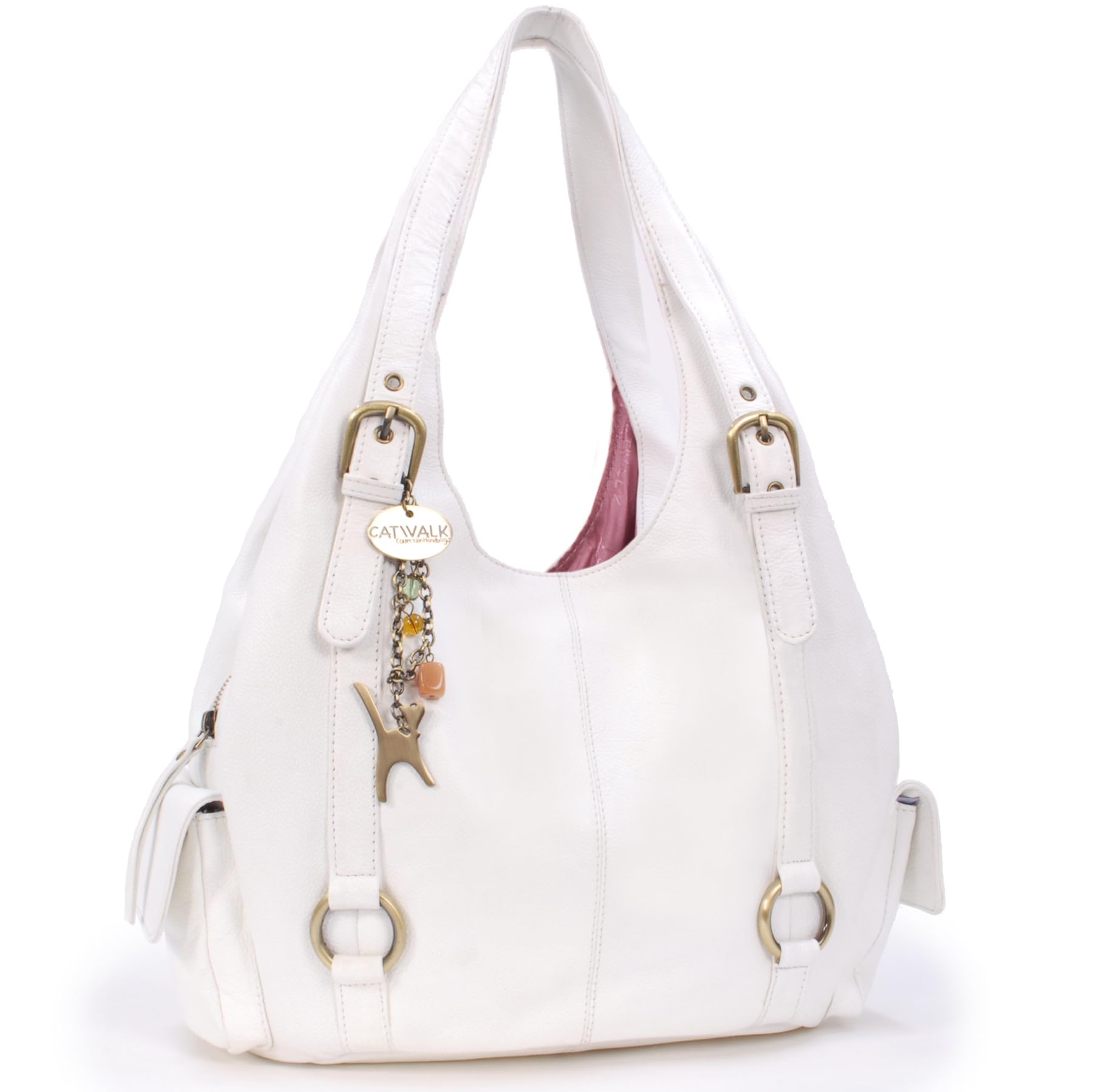 Catwalk Collection Handbags - Grande Borsa a Spalla in Pelle - Tote Bag Donna - Borsa a Mano - Multi Scomparti - Alex