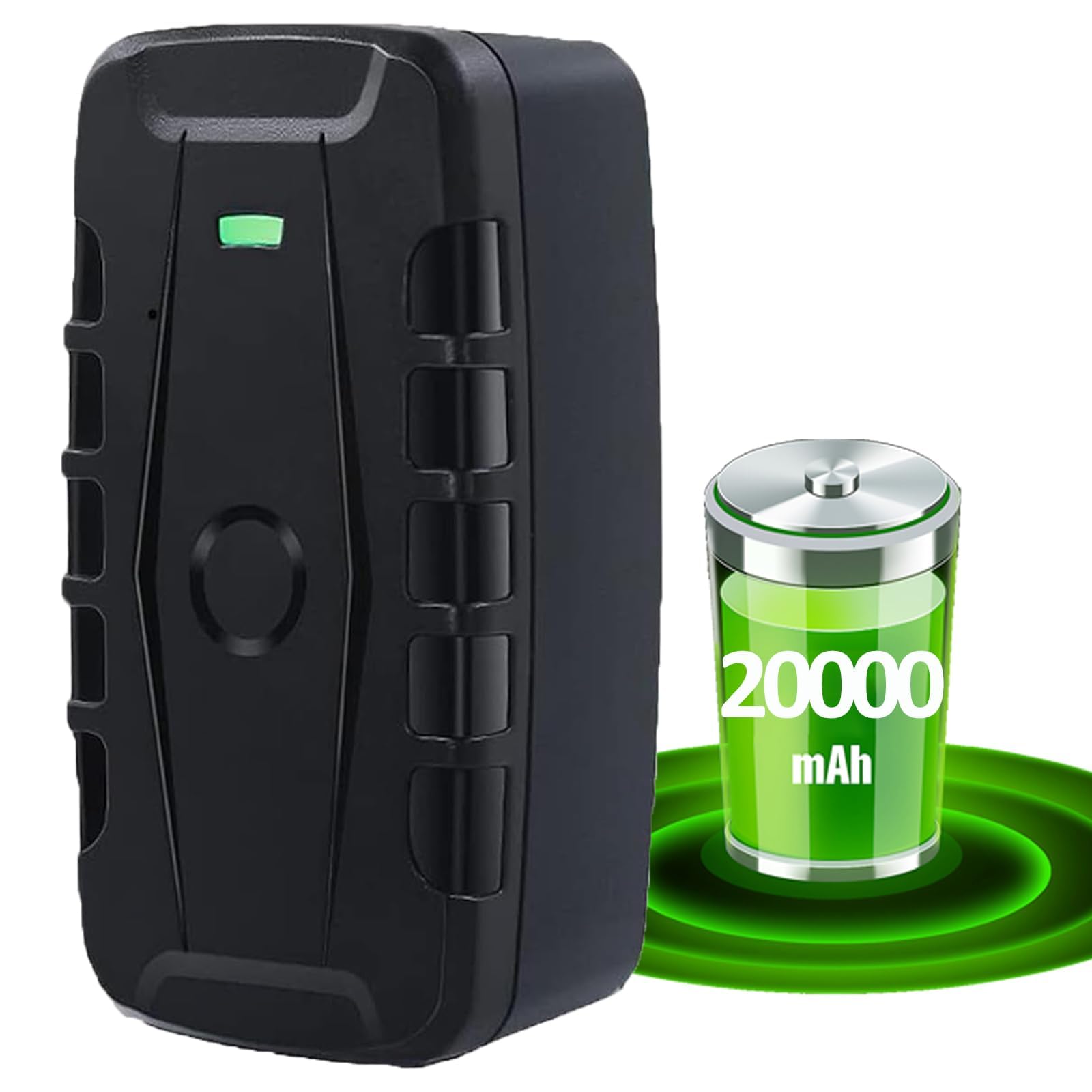 Zeerkeer 20000 mAh Traceur GPS Voiture 4G, Tracker GPS Aimanté IP67