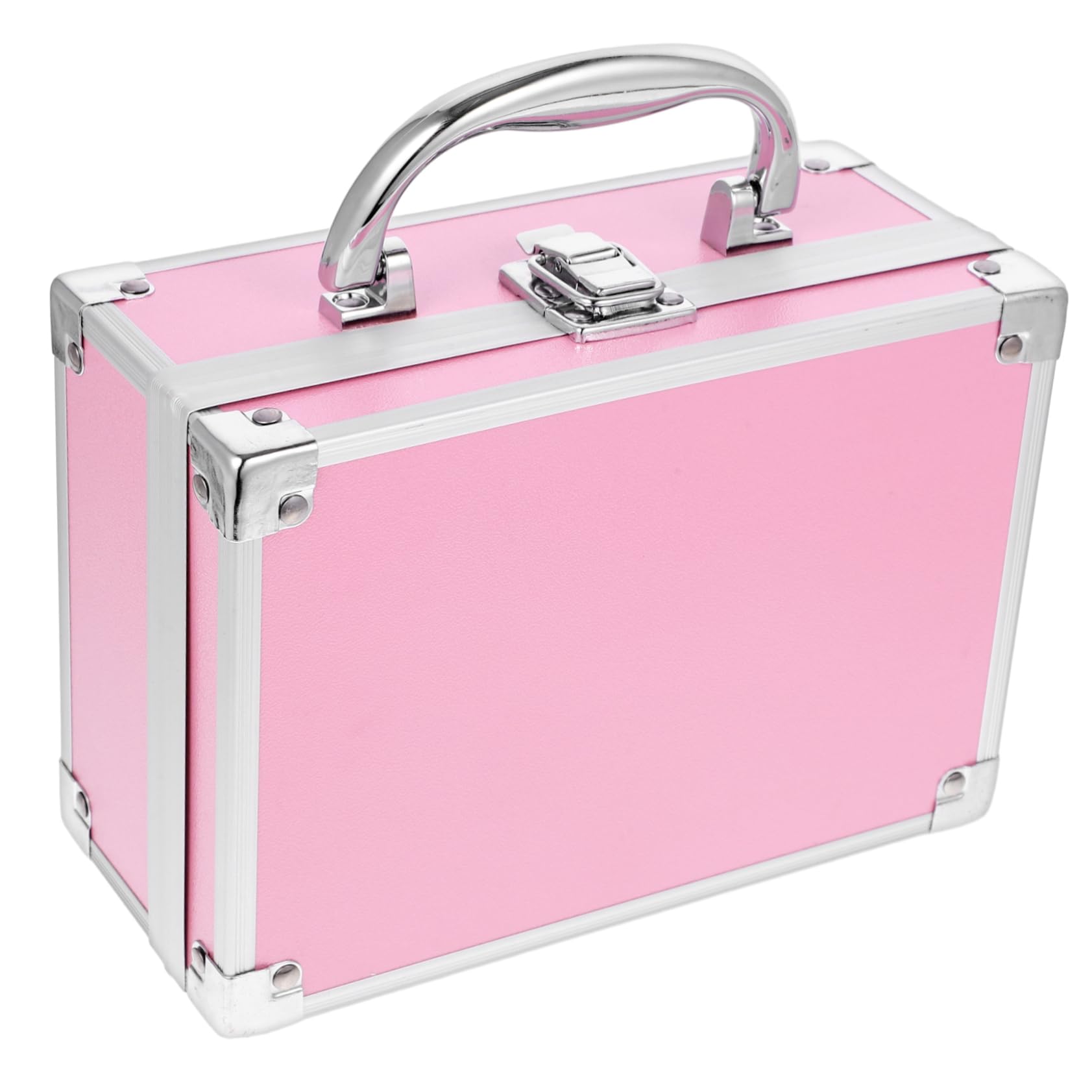 MAGICLULU Valigetta Per Cosmetici in Lega Di Alluminio Organizer Per Trucco Da Viaggio Scatola Per Trucco Ampio Spazio Custodia Per Strumenti Leggera e Portatile