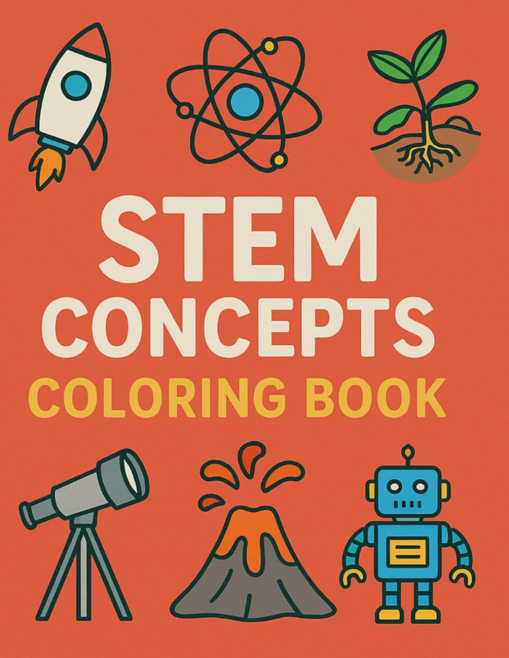 Stem Concepts Coloring Book