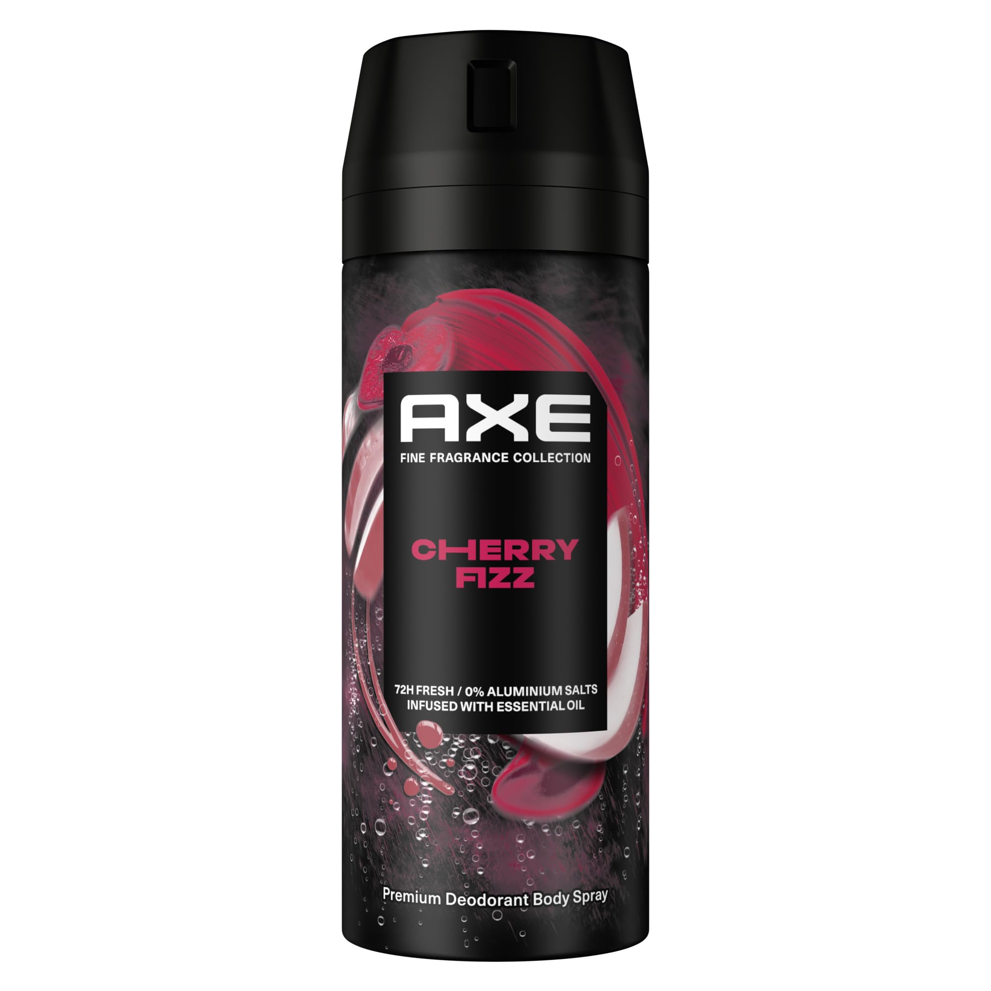 Axe Premium Bodyspray Cherry Fizz Deo ohne Aluminiumsalze für 72 Stunden Frische 150 ml