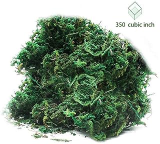 Timoo Fake Moss for Plants, Artificial Green Moss for Flower Plant Garden Lawn