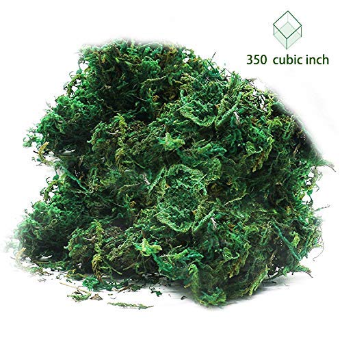 Timoo Fake Moss for Plants, Artificial Green Moss for Flower Plant Garden Lawn