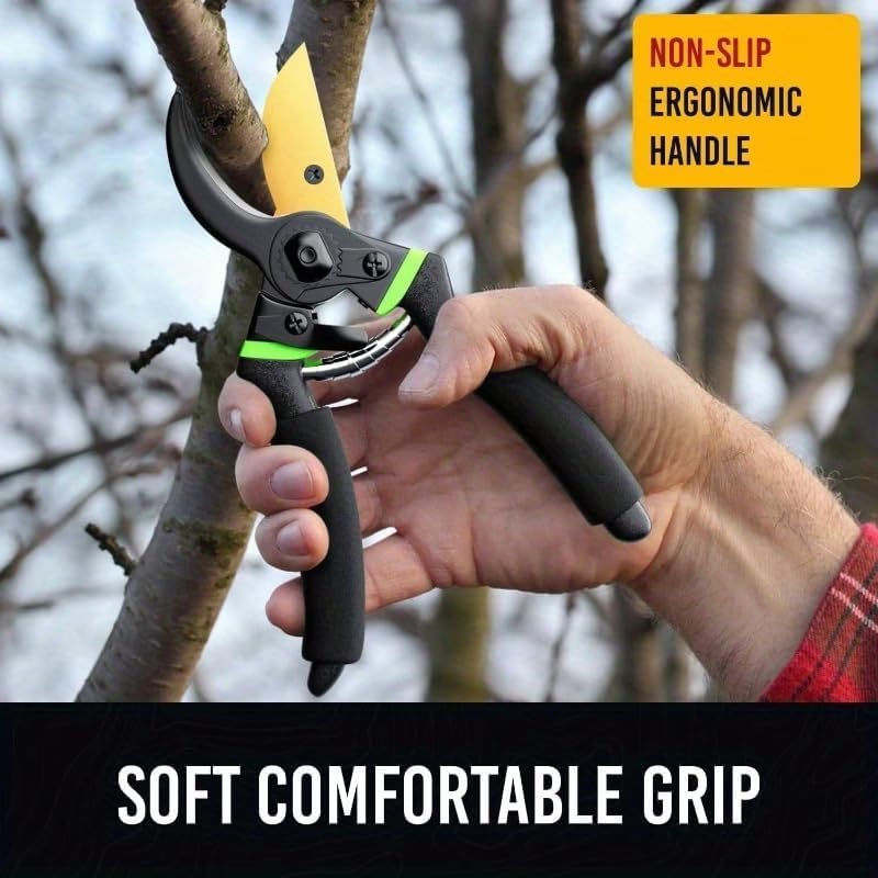Image of 8 Inch Gardening Scissors -Pack of 1 | Plants Scissor | Garden Shear Tree Branch Pruner | Gardening Cutter Tool | Plant Cutter for Home Garden | Wood Branch Trimmer