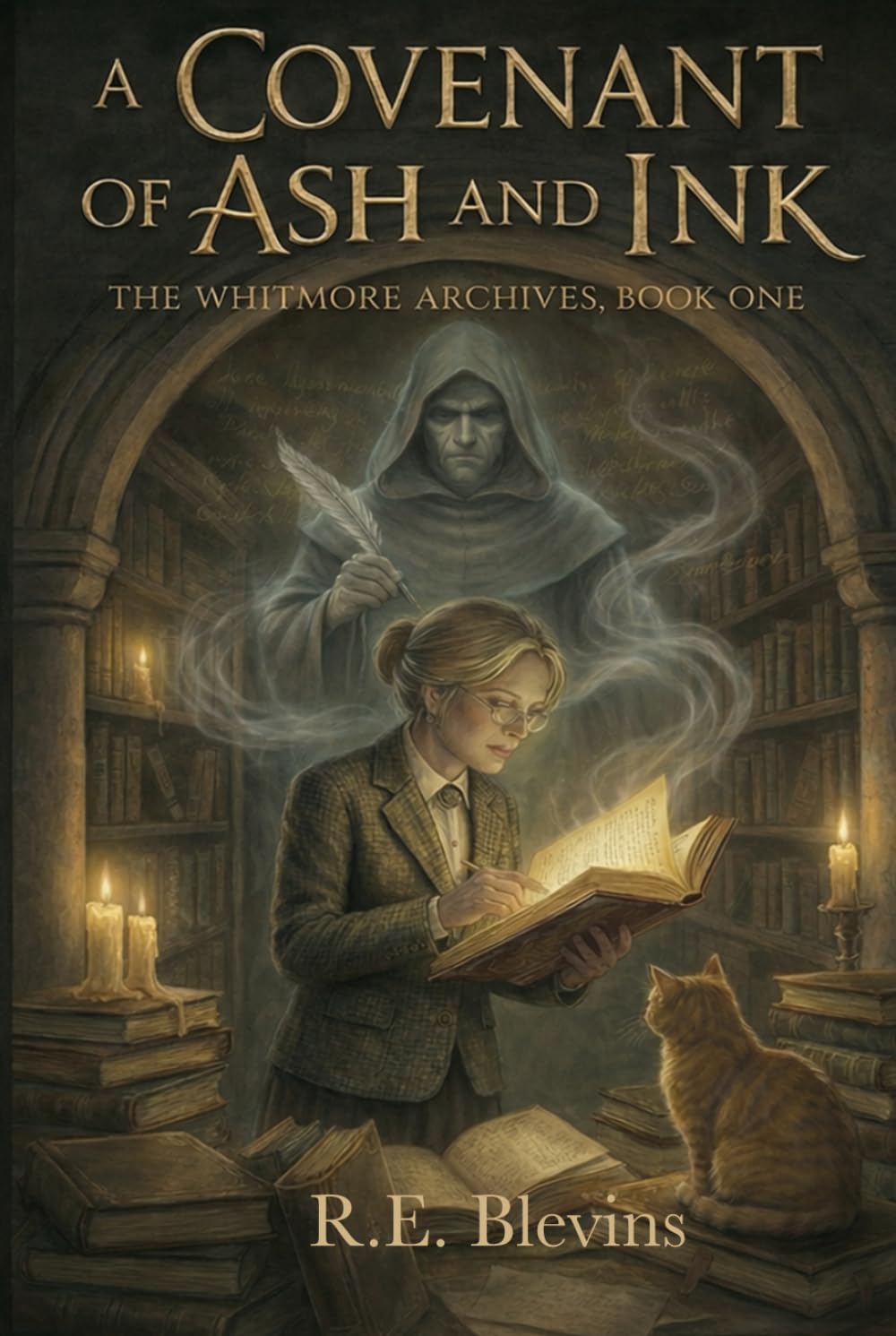 A Covenant of Ash and Ink: A Cozy Dark Academia Novel (The Whitmore Archives)