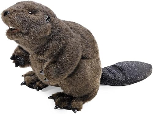 Miniatura 1 de Folkmanis Castor Hand Puppet Brown 8