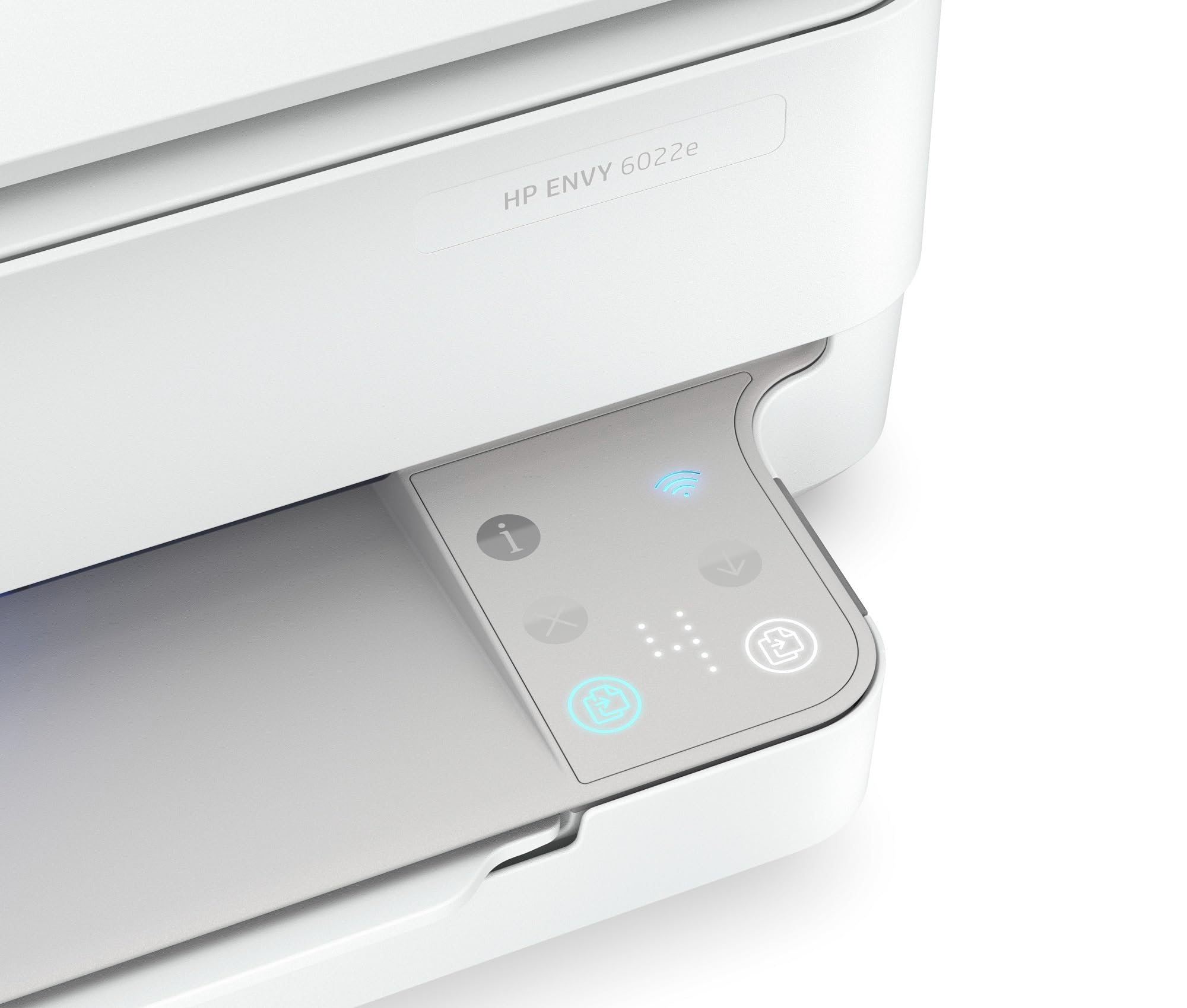 HP Envy 6022e All-in-One, Stampante Fotografica Multifunzione A4, 6 mesi di Instant Ink inclusi con HP+