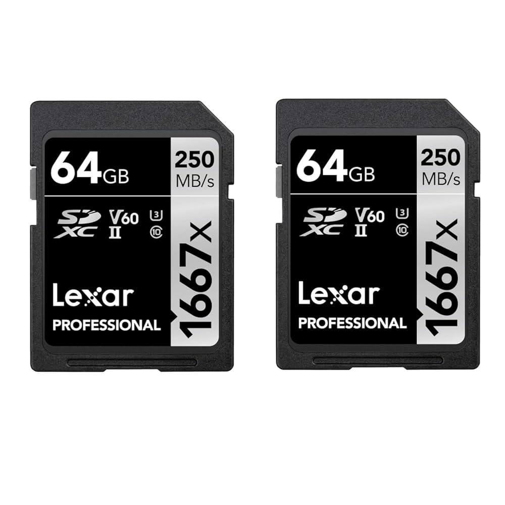 メモリーカード 64GB Amazon | Lexar Professional 1667x SDカード 64GB 2パック SDXC