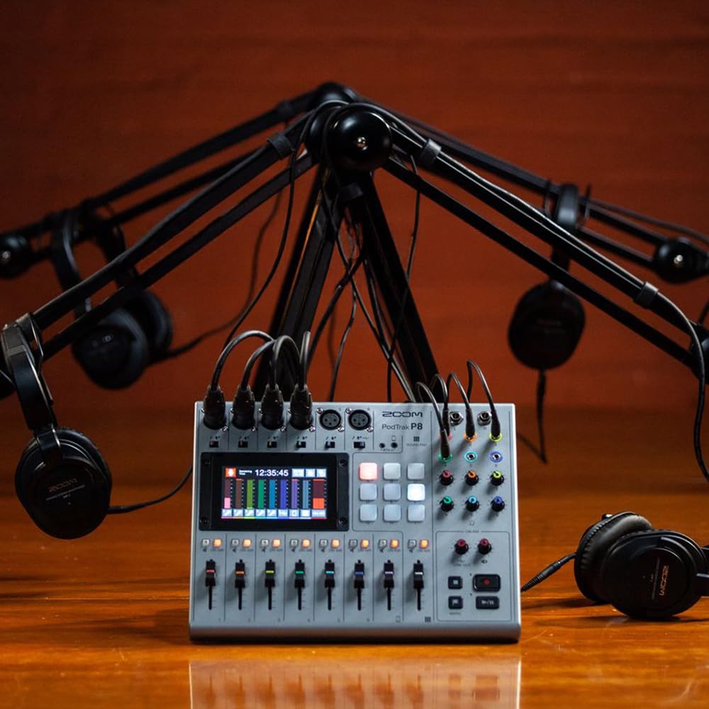 Amazon | 【セット買い】ZOOM P8 ポッドキャスト用レコーダー&マイク