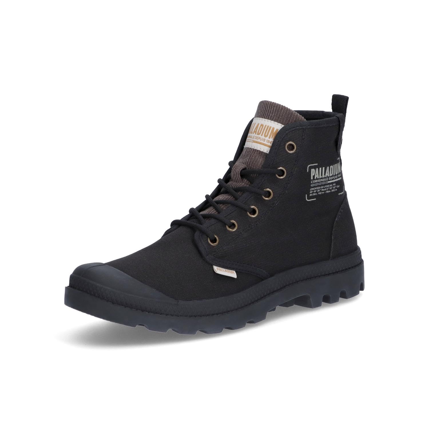 Palladium Mixed Pampa Michigan Ankle Boot, Black, 9.5 UK