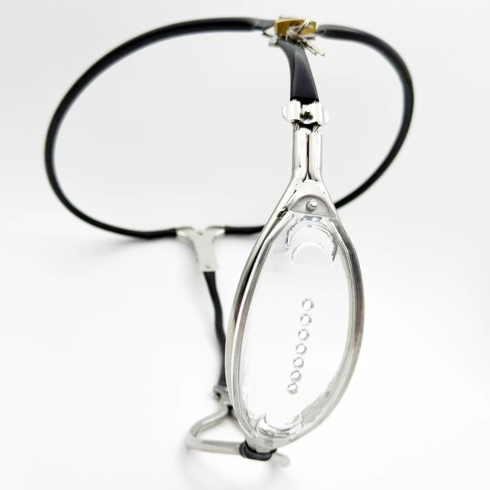 Neu keuschheitsgürtel für Damen, Transparenter Edelstahl Einstellbar Keuschheitsgürtel Mit abnehmbarem Analplug Sexy Bondage keuschheitsgürtel Frau SM Fetisch Sklaven Erotische Sexspielzeug